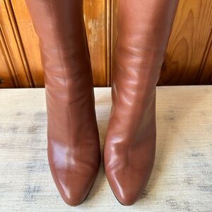 Jimmy Choo Tan Leather Heeled Boots